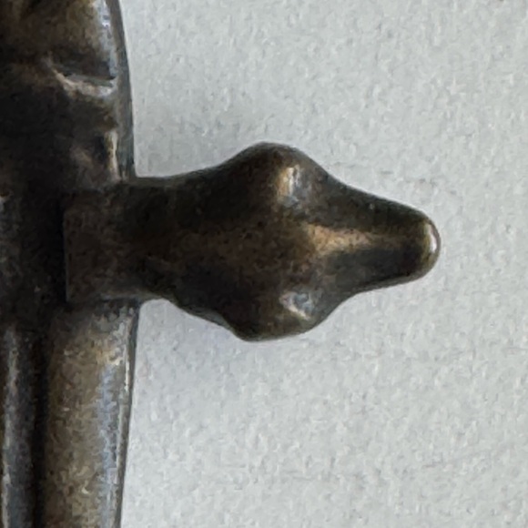 Kalevala Kori “Sisilisko” Bronze Patina (Lizard) Cross Shaped Pendant - Picture 3 of 9